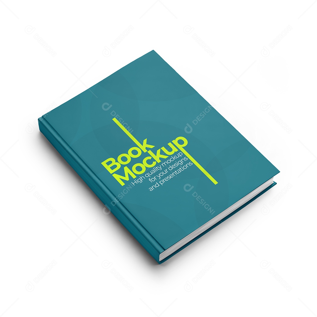 Livro de Capa Dura PSD Editável Mockup