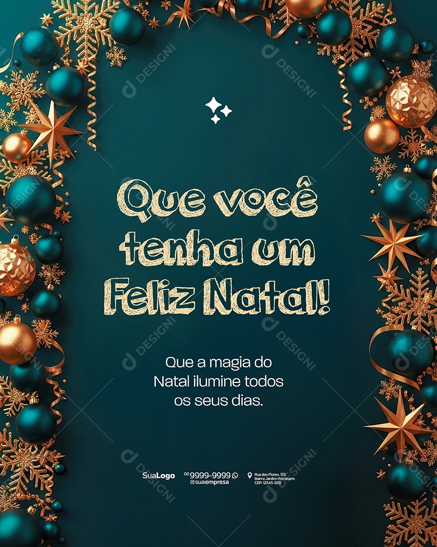 Que Você Tenha Um Feliz Natal Social Media PSD Editável (11)