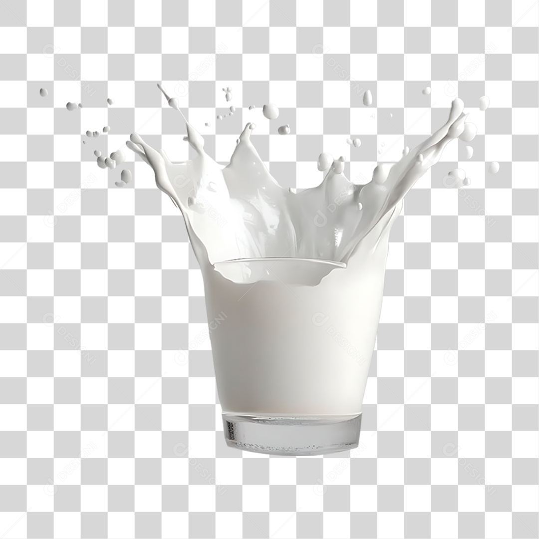 Copo de Leite PNG Transparente