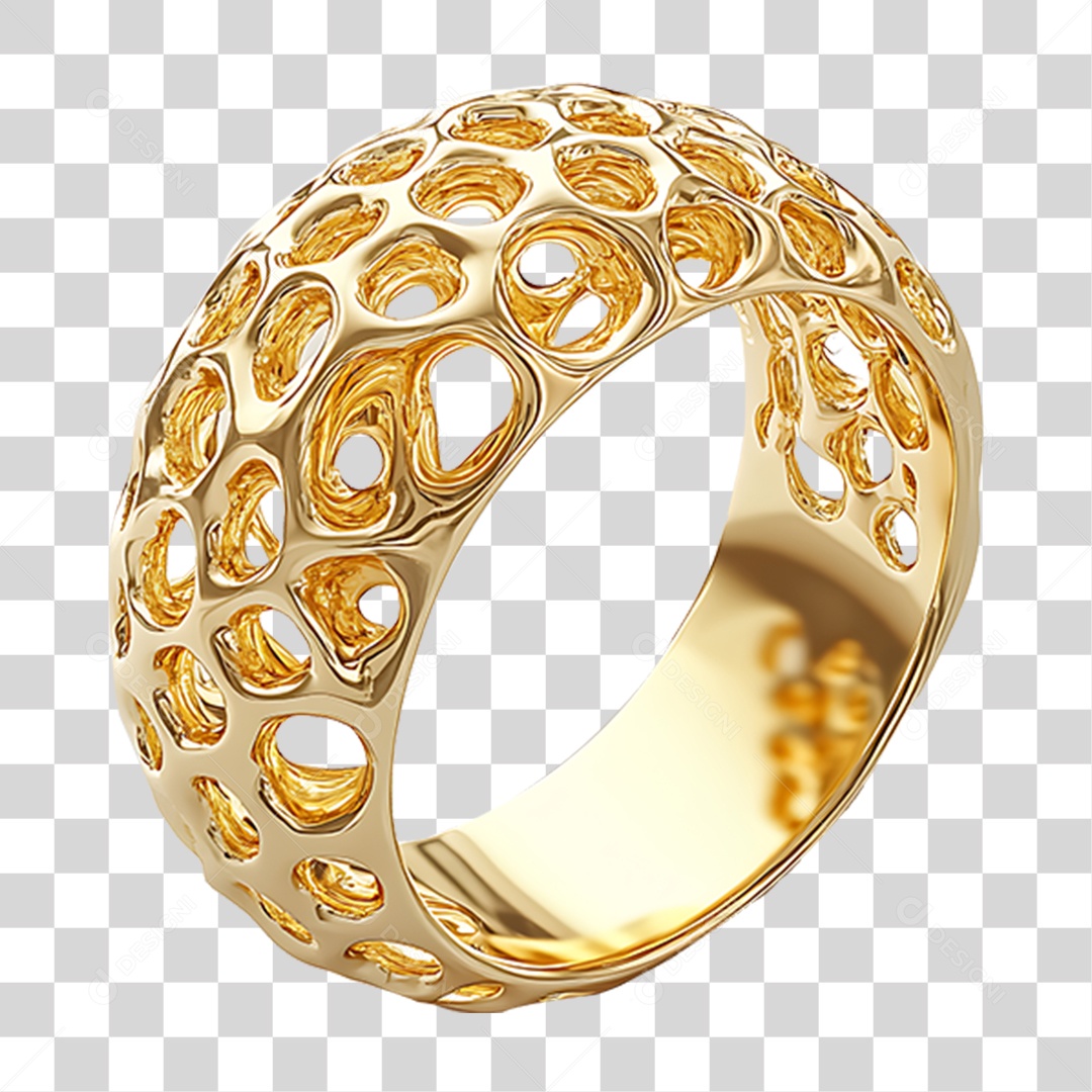 Anel de Ouro PNG Transparente
