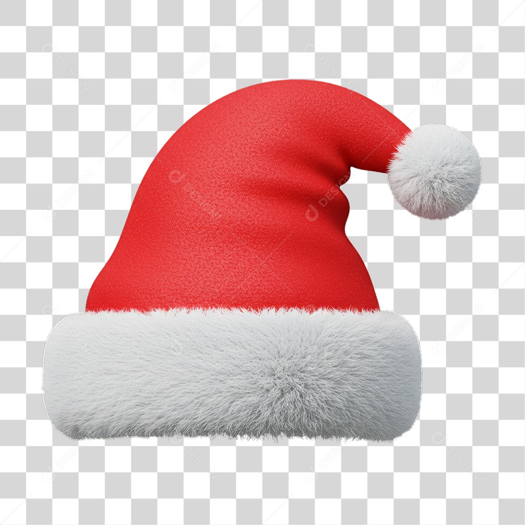 Gorro para Decoração de Natal PNG Transparente