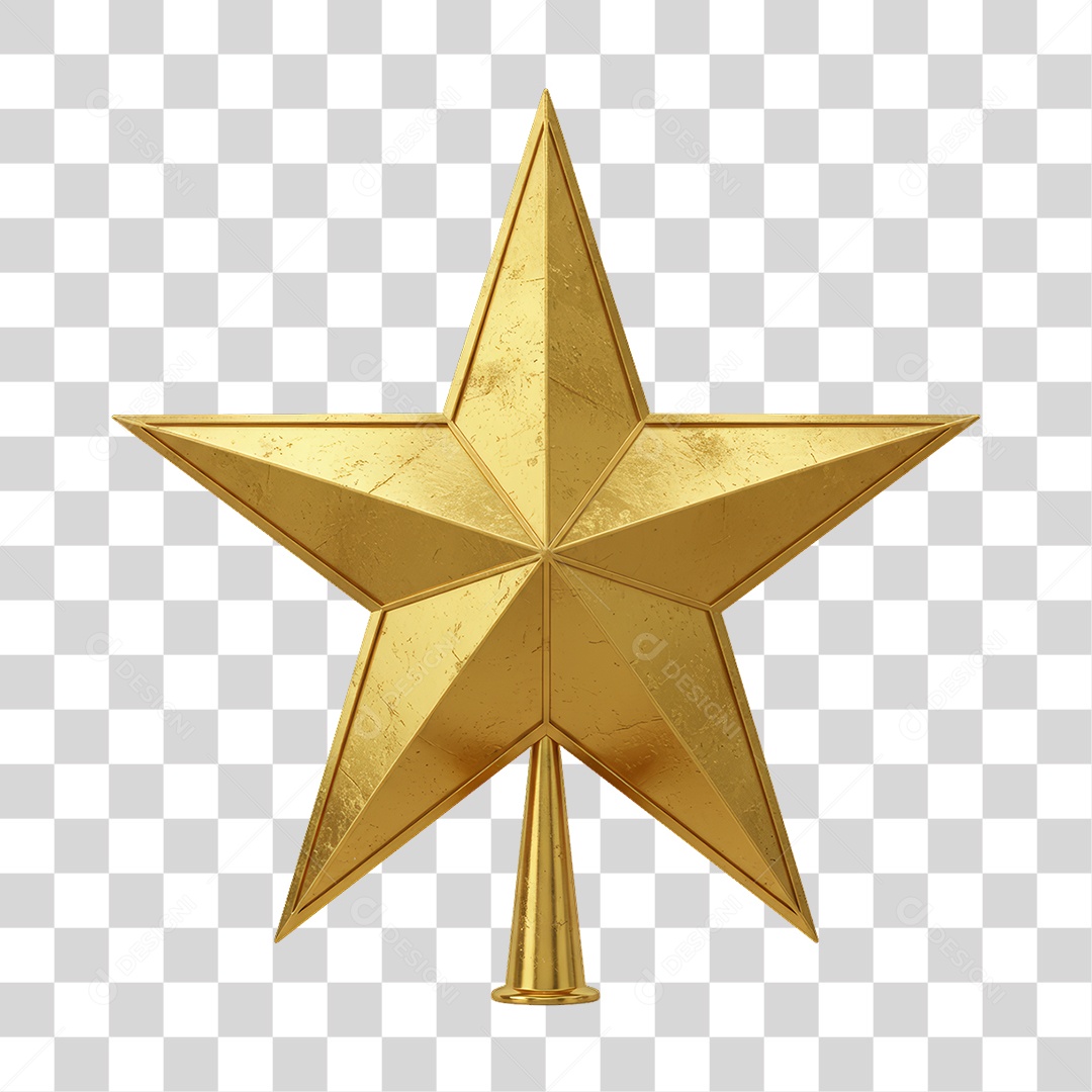 Estrela Decoração de Natal PNG Transparente