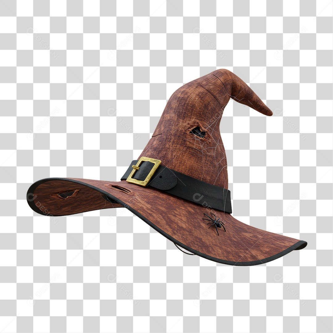 Chapéu de Bruxa Decoração de Halloween PNG Transparente