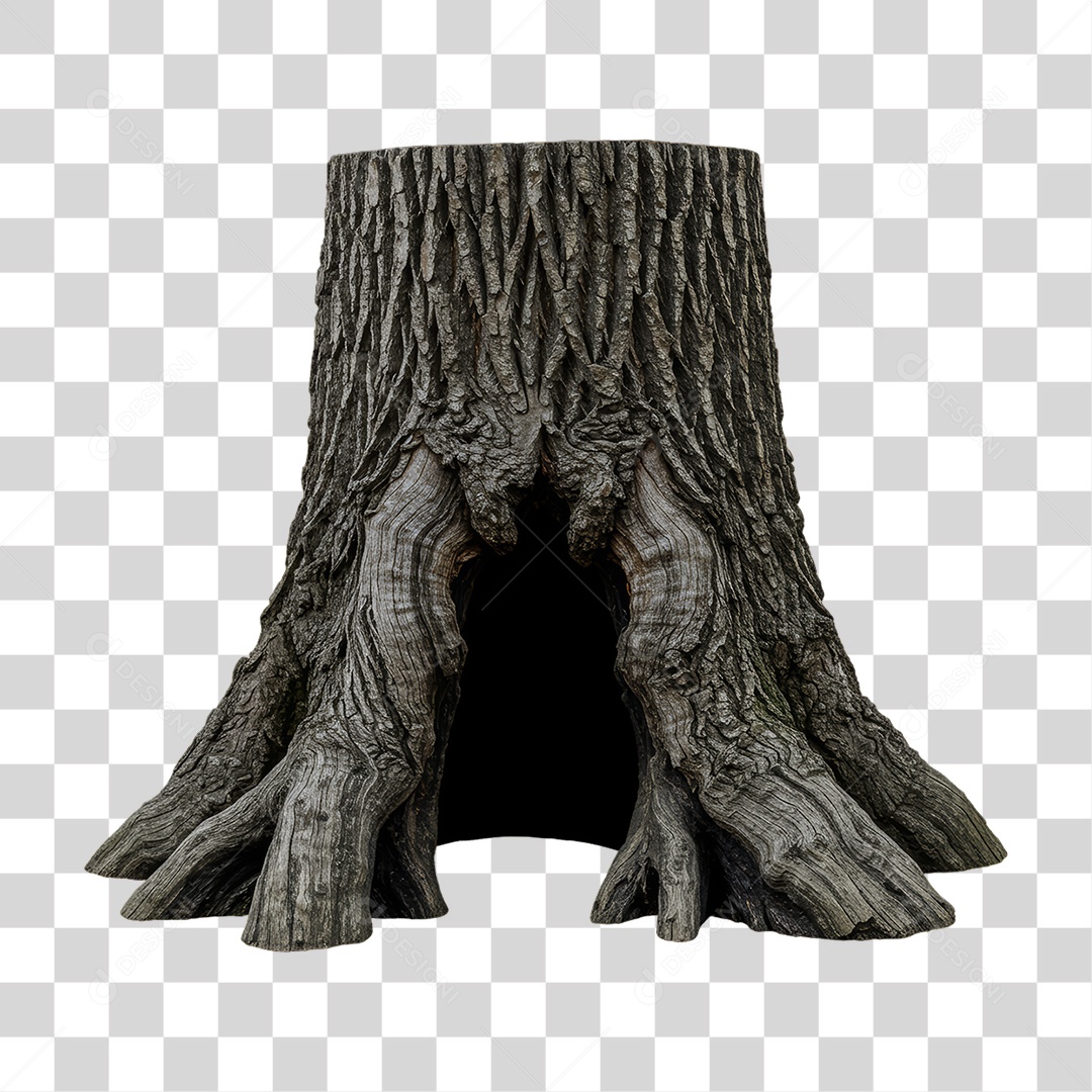 Tronco de Árvore para Decoração de Halloween PNG Transparente