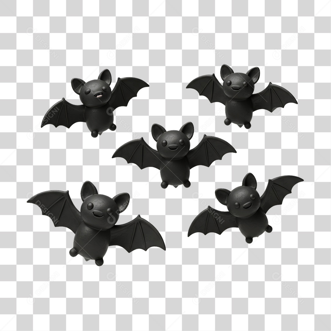 Morcegos Decoração de Halloween PNG Transparente