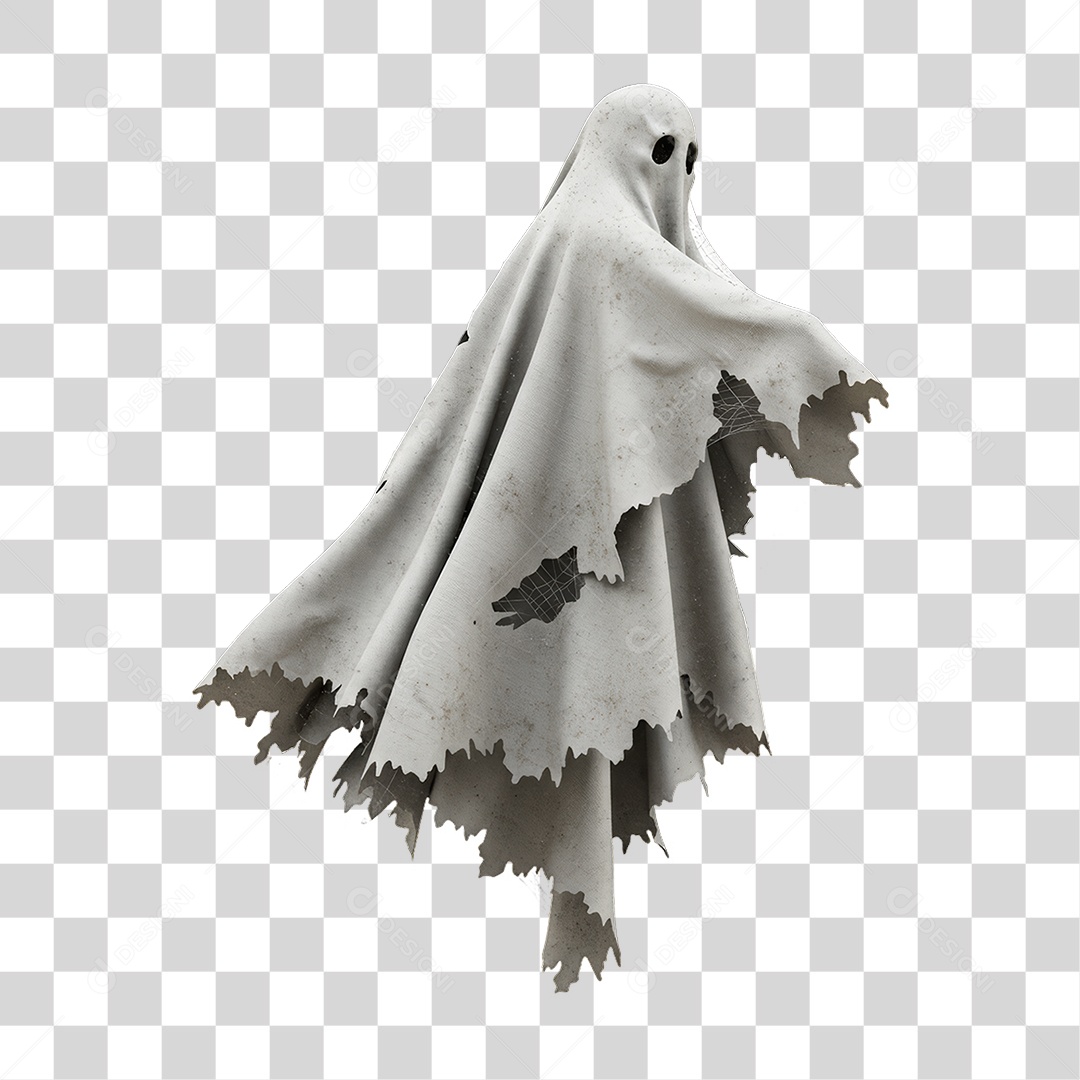Fantasma Decoração de Halloween PNG Transparente