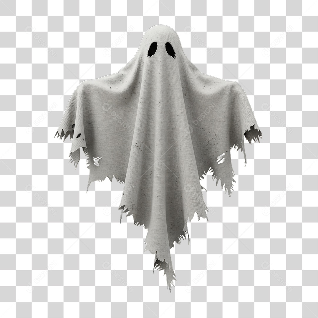 Fantasma Decoração de Halloween PNG Transparente