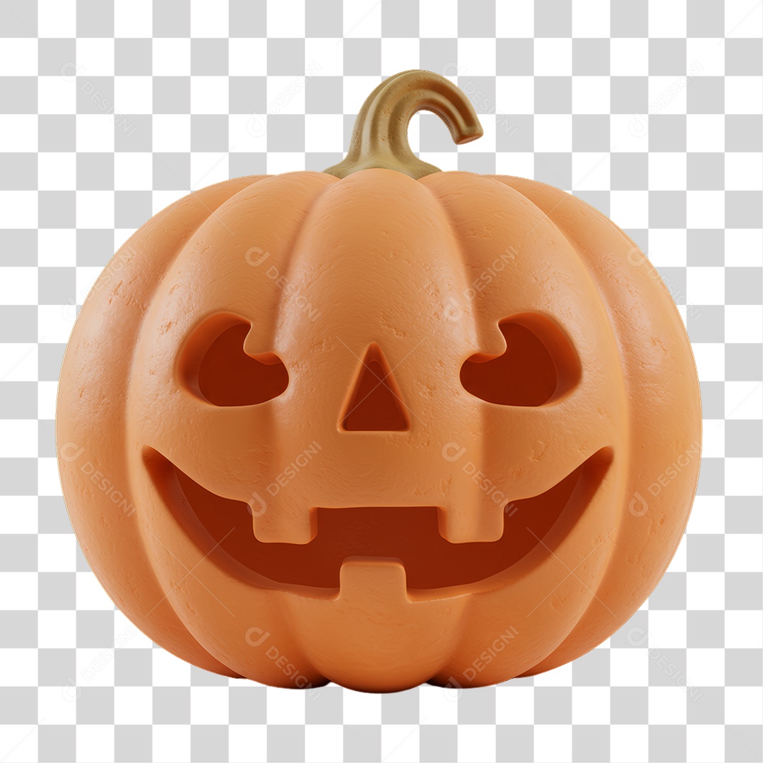 Abóbora Decoração de Halloween PNG Transparente