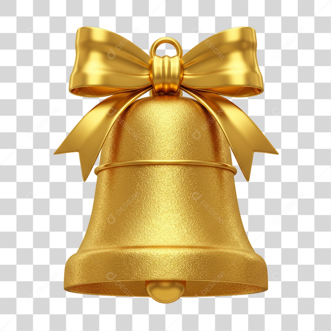 Sino  Dourado PNG Transparente