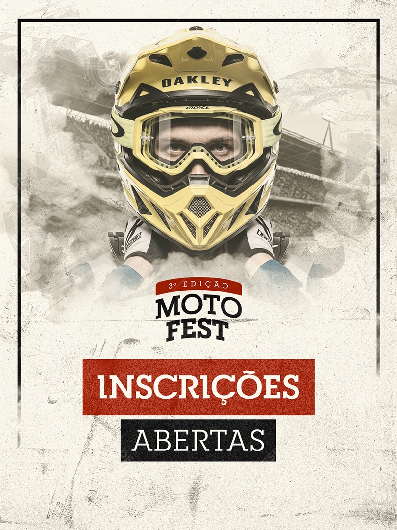 Moto Fest Inscrições Abertas Social Media PSD Editável