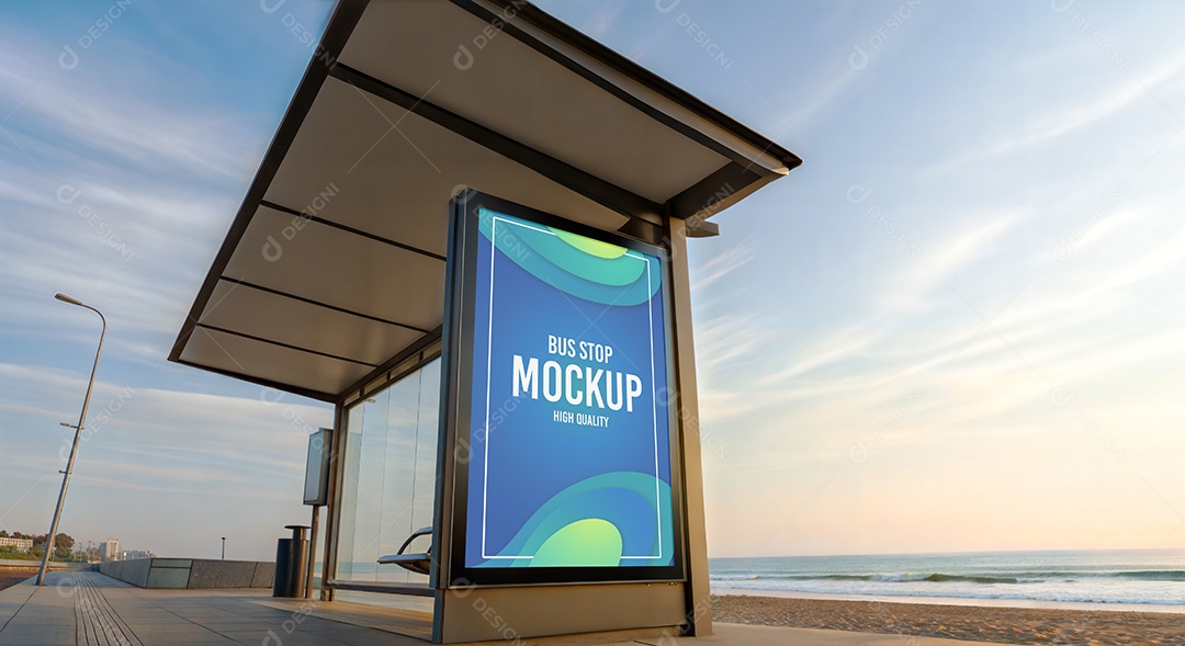 Mockup Anúncio Publicitário PSD Editável