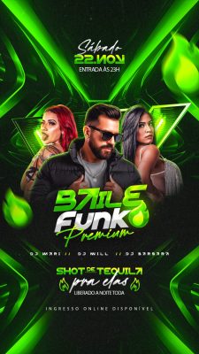 Baile Funk Premium Sábado 22