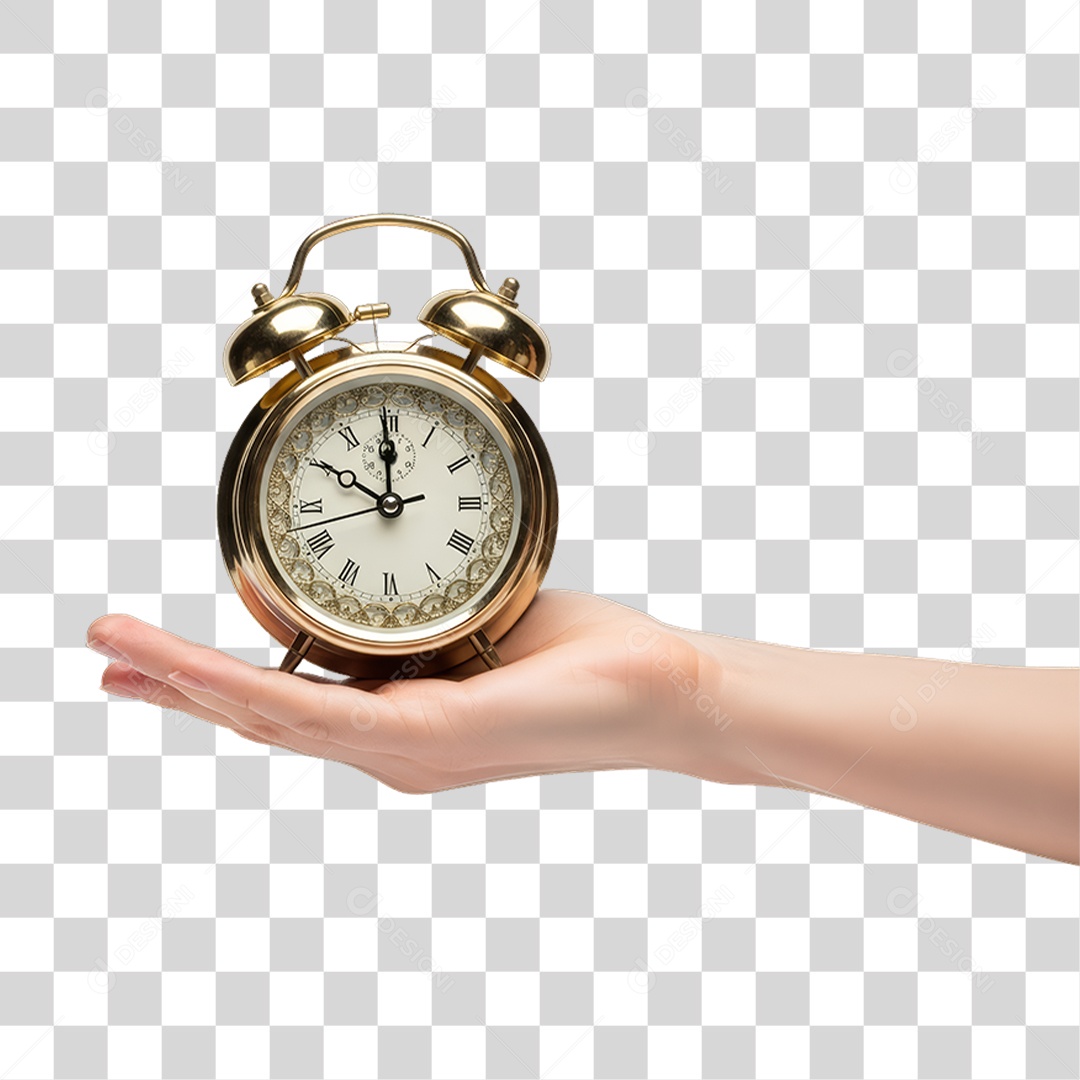Mão com Relógio PNG Transparente