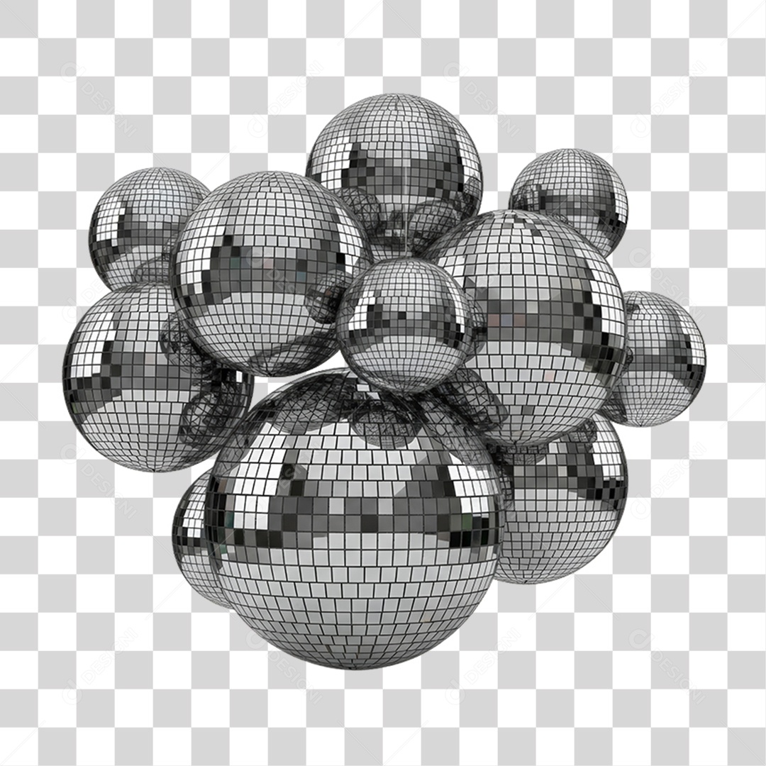 Balões Enfeite para Decoração de Festa Ano Novo PNG Transparente