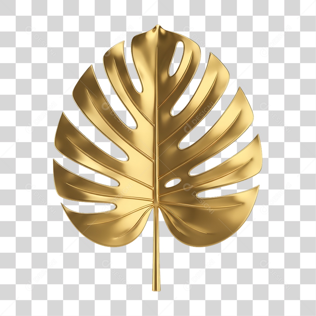 Folha Enfeite para Decoração de Festa Ano Novo PNG Transparente