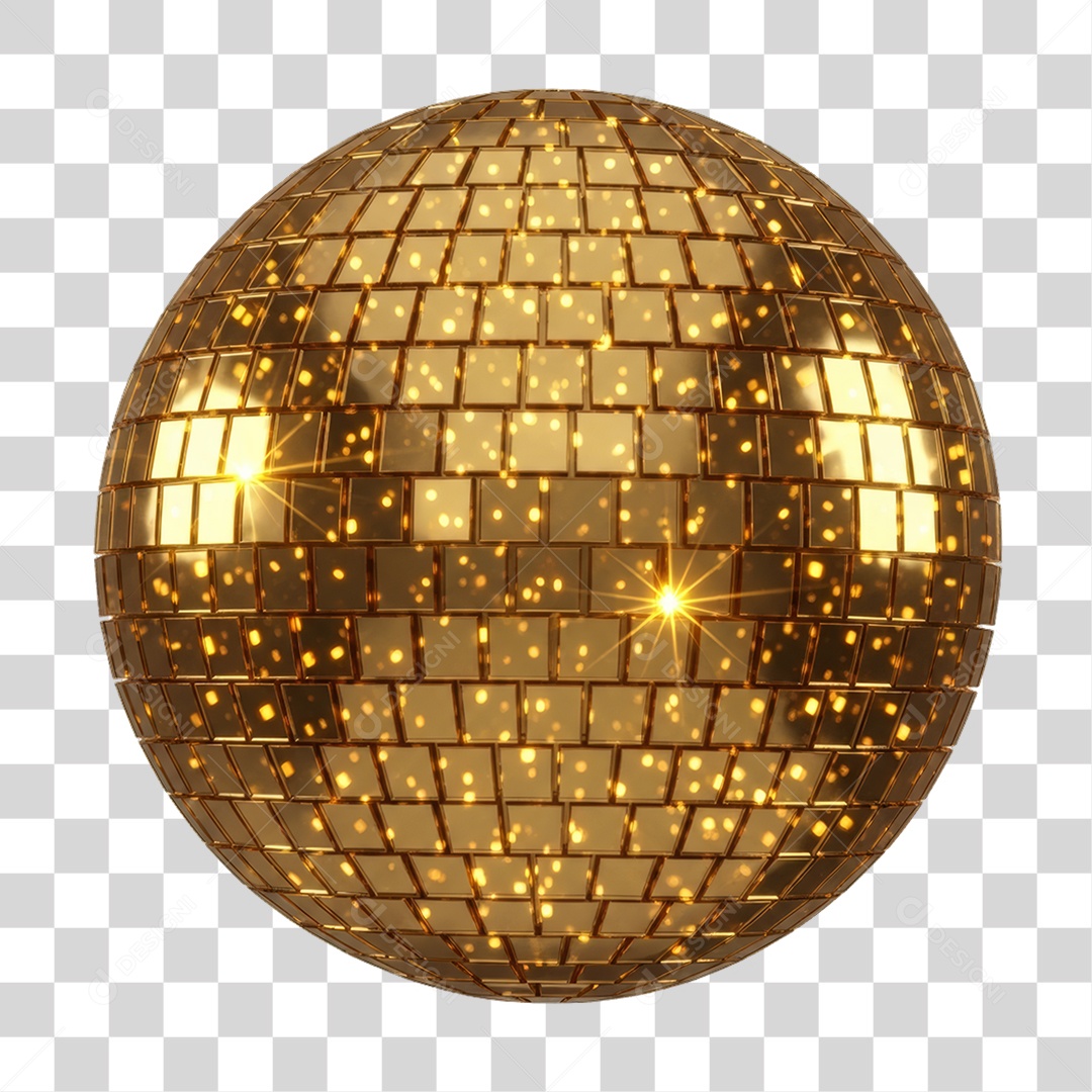 Globo Enfeite para Decoração de Festa Ano Novo PNG Transparente