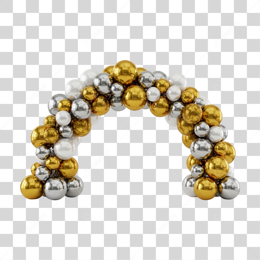 Balões Enfeite para Decoração de Festa Ano Novo PNG Transparente