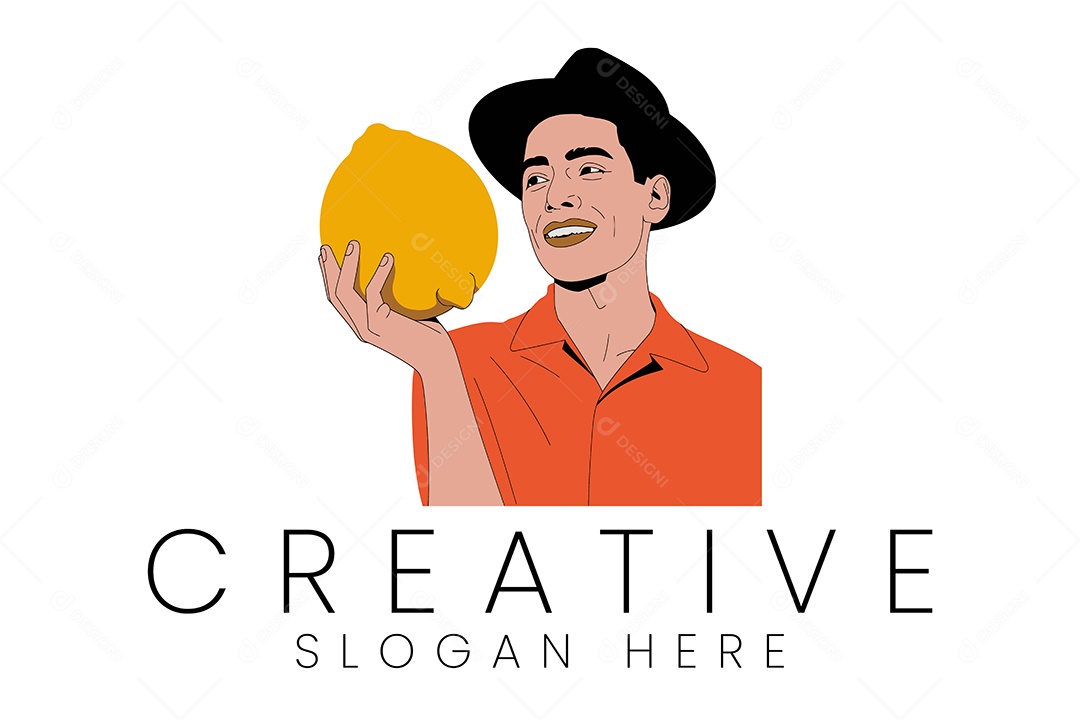 Logotipo de Homem Ilustração Vetor EPS + AI Editável