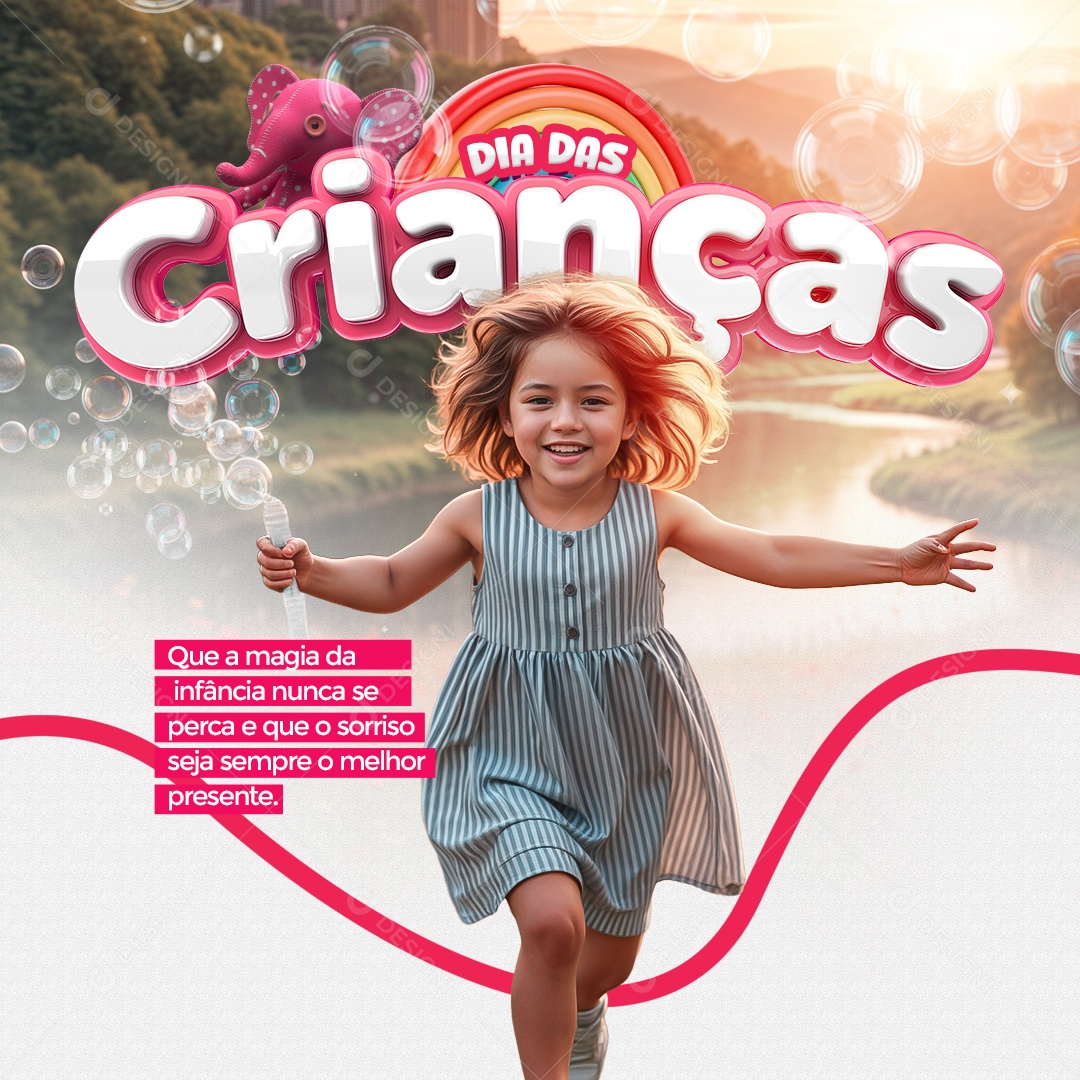 Dia das Crianças 12 de Outubro Social Media PSD Editável