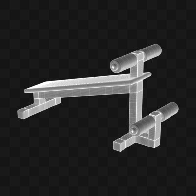 Aparelho Para Abdominal - Modelo 3D