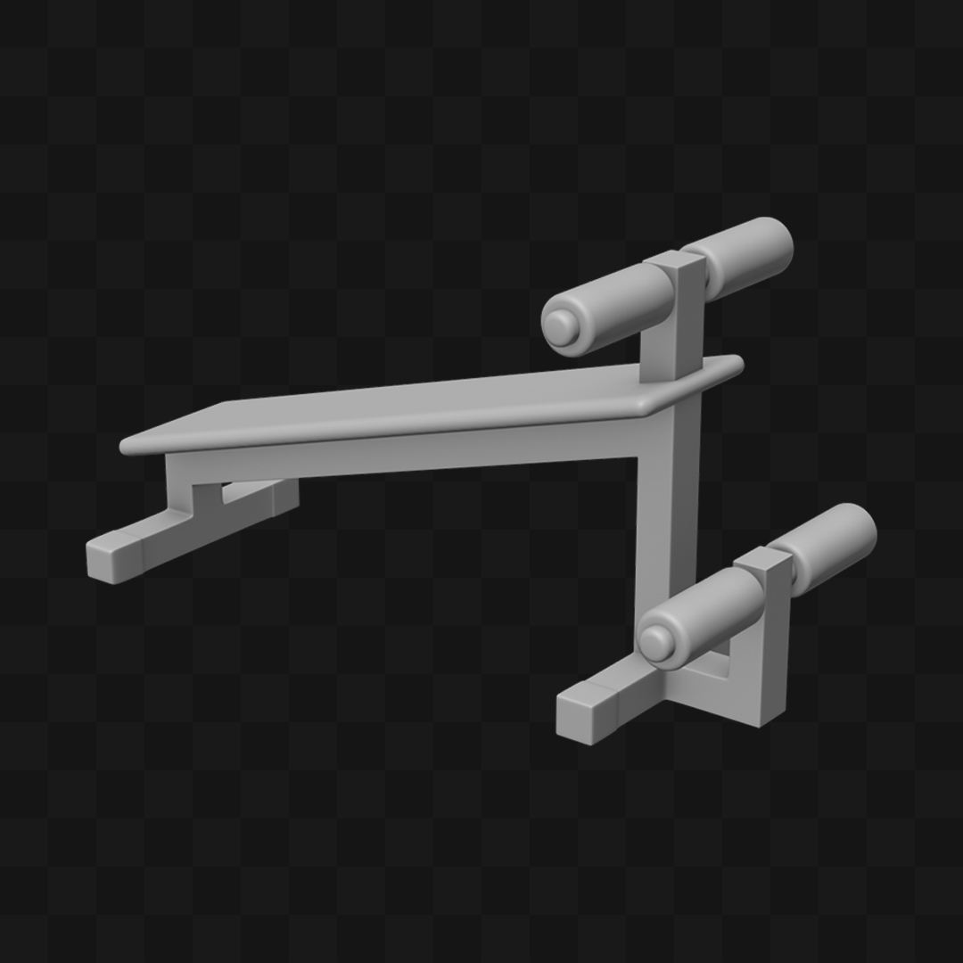 Aparelho Para Abdominal - Modelo 3D