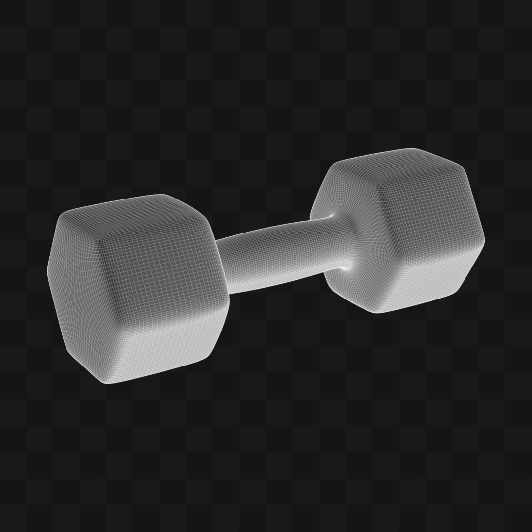 Peso Hexagonal  - Modelo 3D