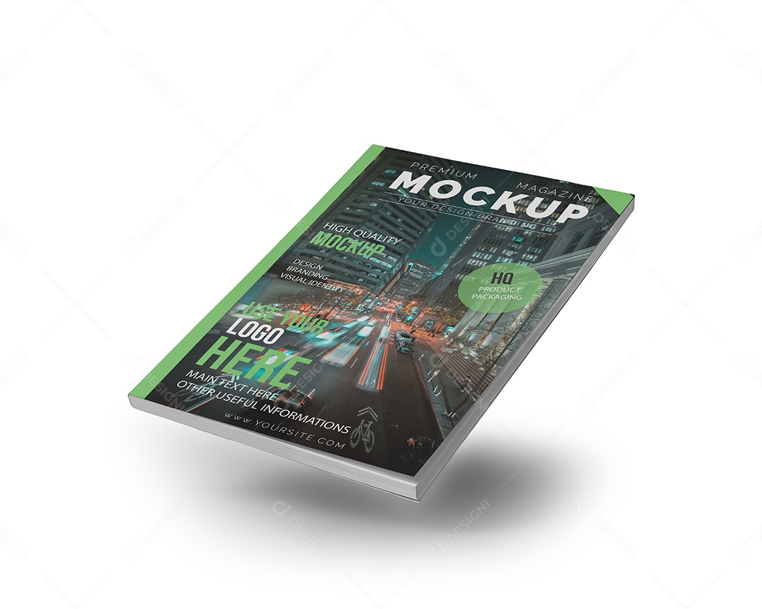 Mockup Revista Aberta PSD Editável