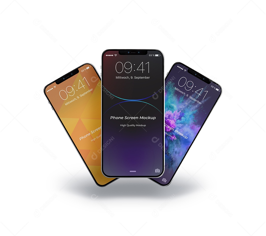 Mockup de Celulares PSD Editável