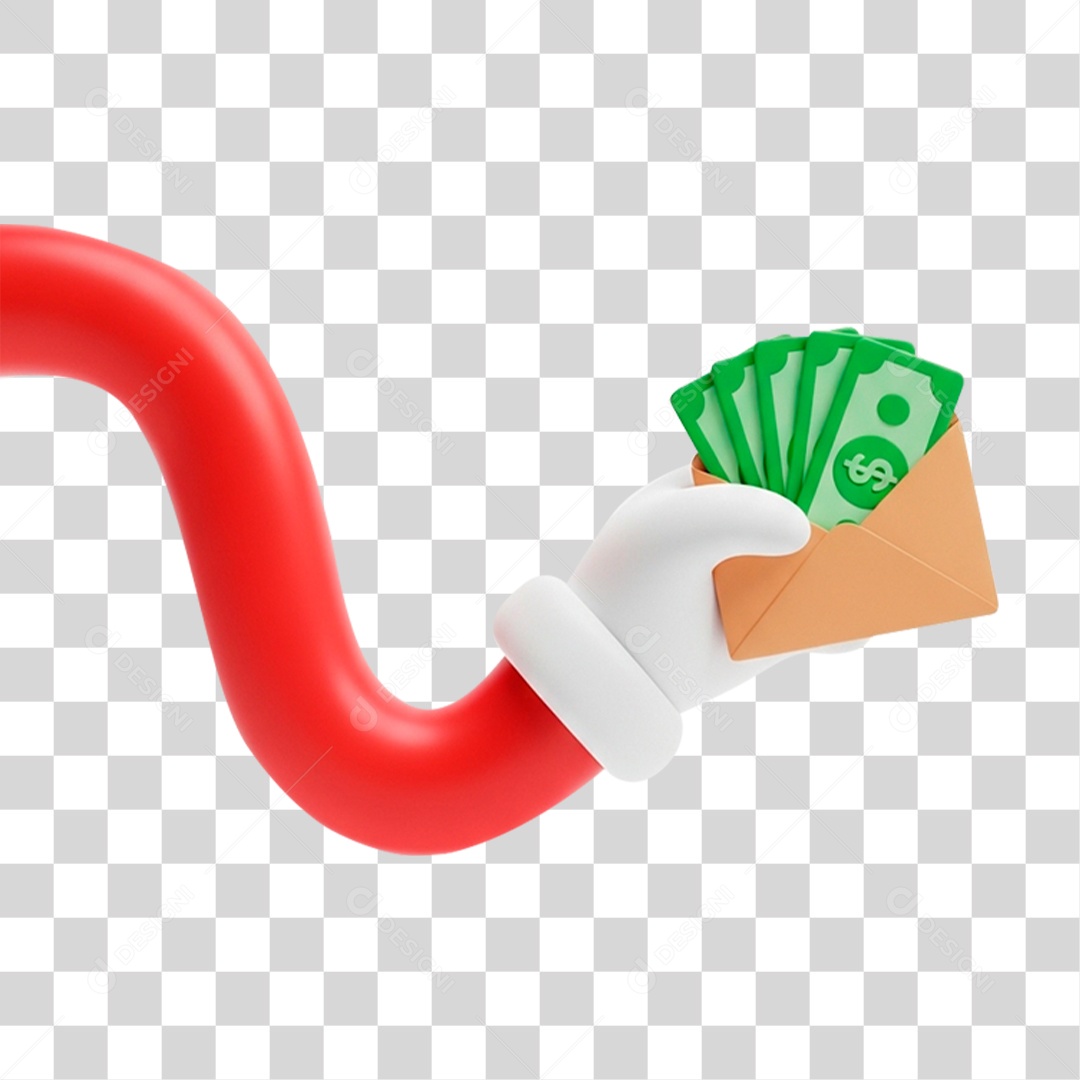 Mão Segurando Dinheiro PNG Transparente