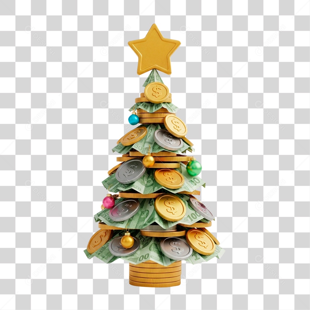 Árvore de Natal PNG Transparente