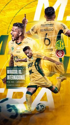 Brasileirão Série A Mirassol vs Internacional 15.10 PSD Editável