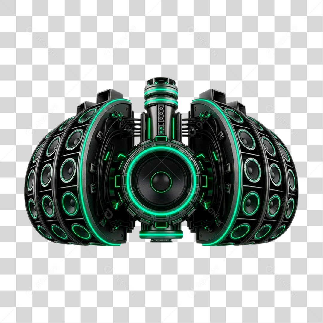 Paredão de Som PNG Transparente