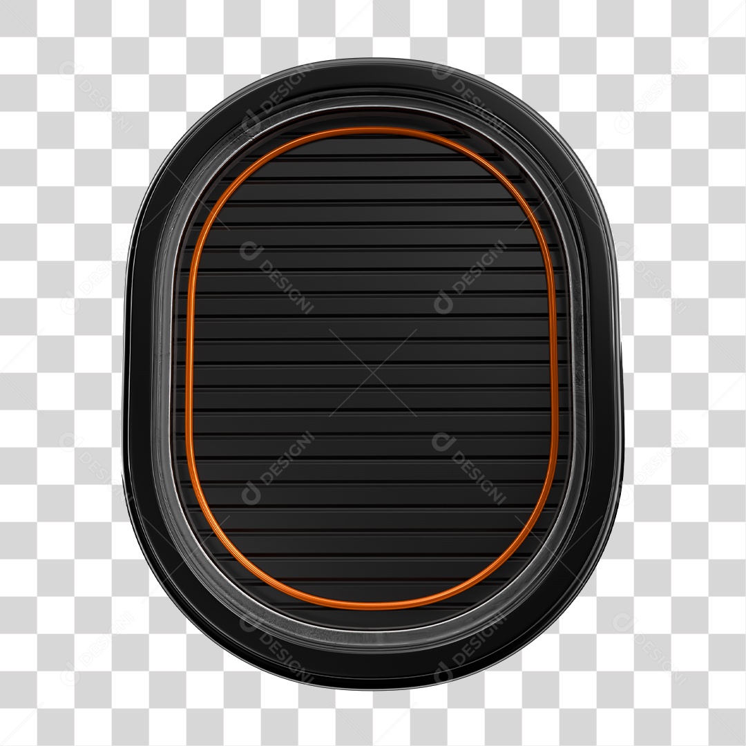 Painel de Metal com Neon PNG Transparente