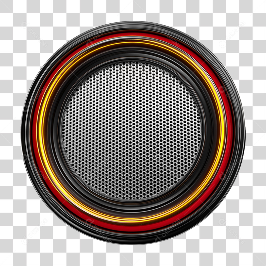 Painel de Metal com Neon PNG Transparente