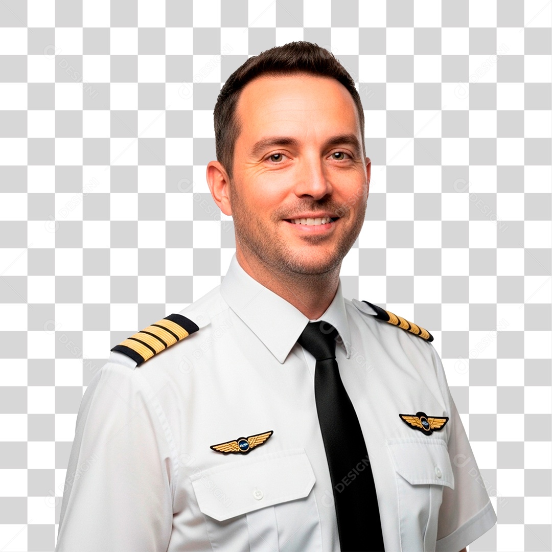 Piloto de Avião PNG Transparente