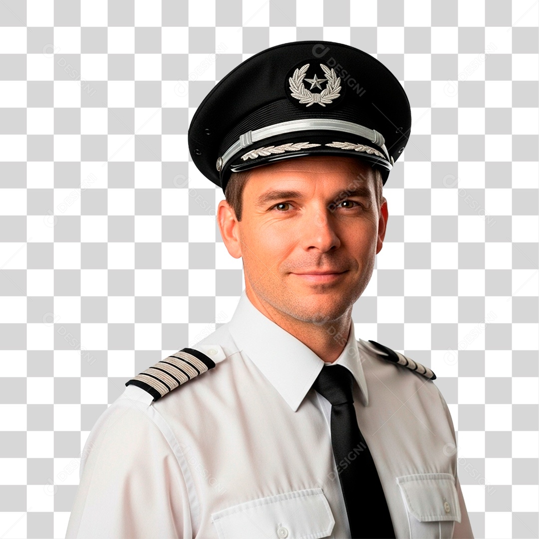 Piloto de Avião PNG Transparente