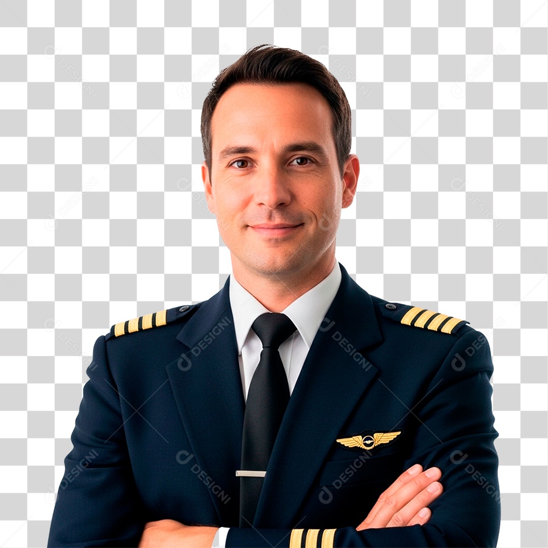 Piloto de Avião PNG Transparente