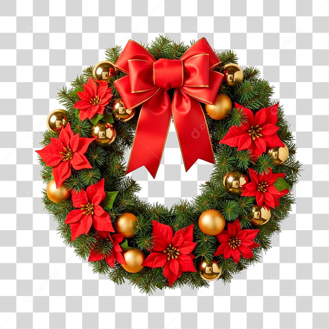 Guirlanda de Natal PNG Transparente