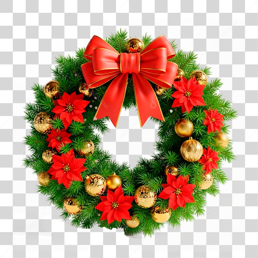 Guirlanda de Natal PNG Transparente