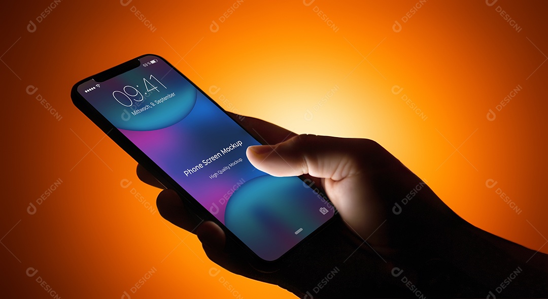 Mockup de Celular PSD Editável