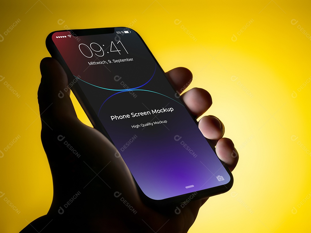 Mockup de Celular PSD Editável