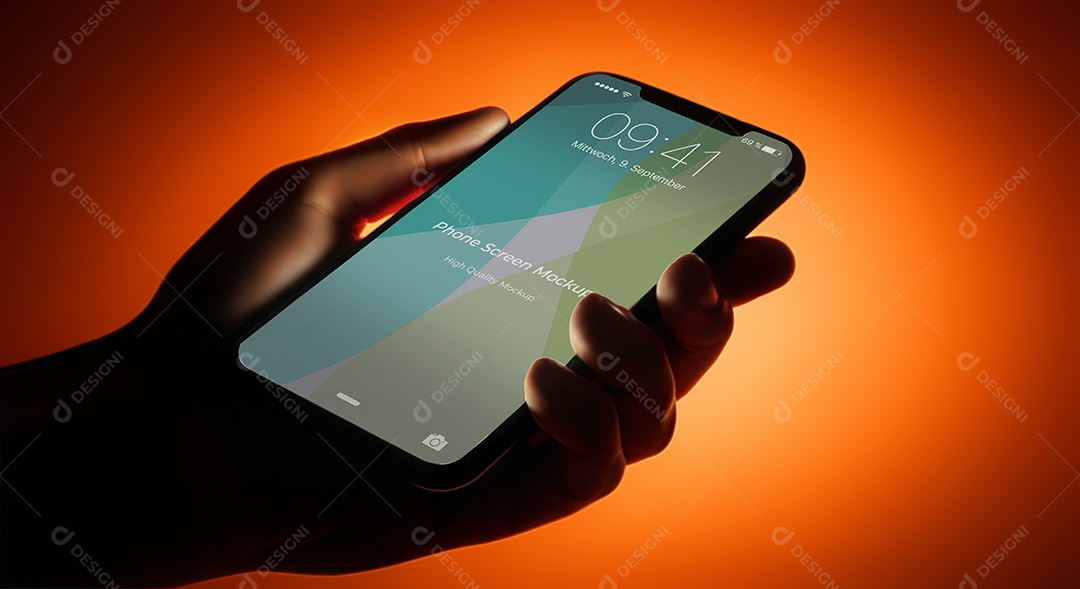 Mockup de Celular PSD Editável