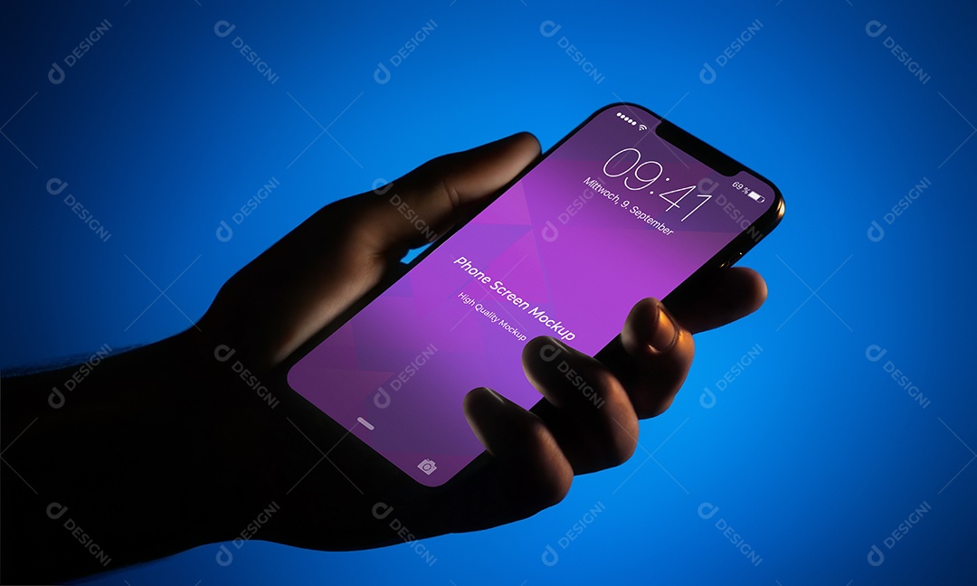Mockup de Celular PSD Editável