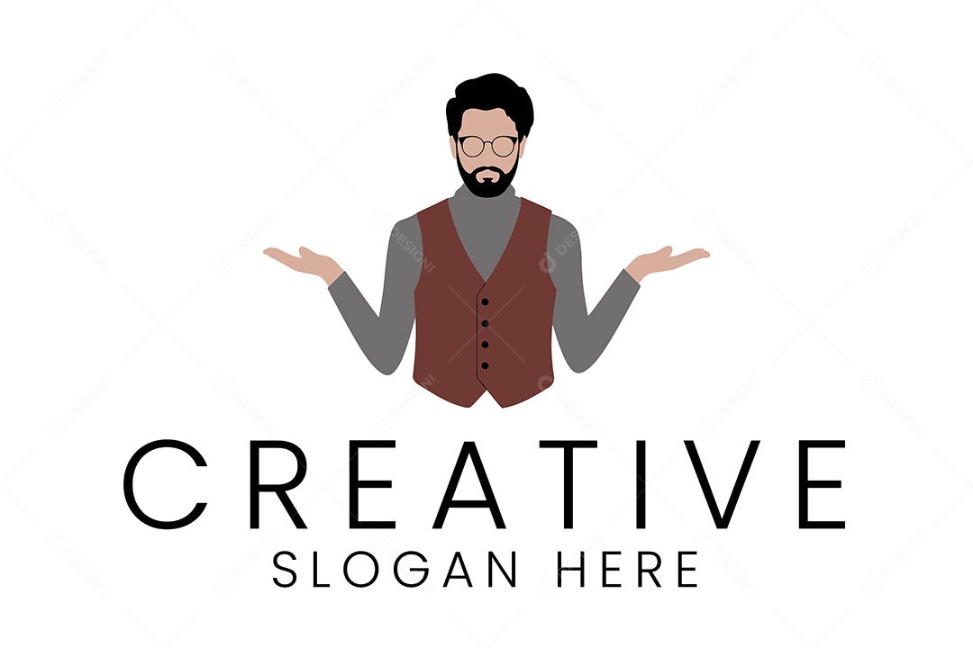 Logo de Escritorio Ilustração Vetor EPS + AI Editável