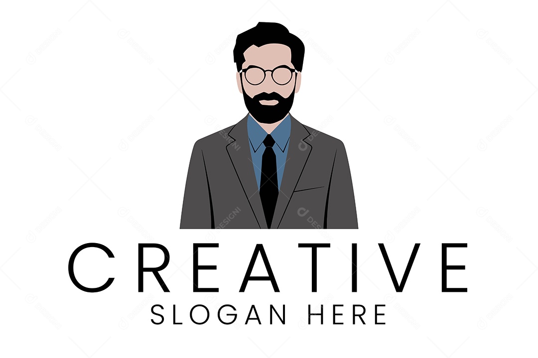 Logo de Escritorio Ilustração Vetor EPS + AI Editável