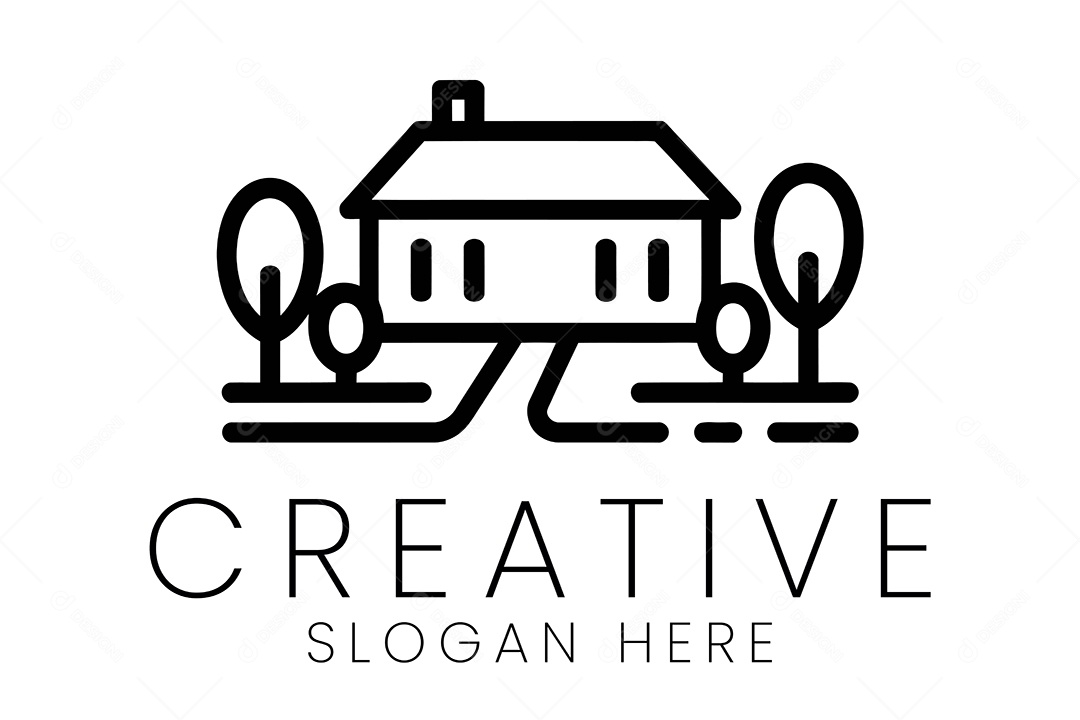 Ícone de Casa Ilustração Vetor EPS + AI Editável