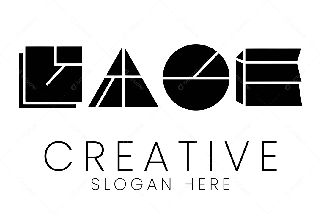 Conjunto de Icones de Formas Geométrica Ilustração Vetor EPS + AI Editável