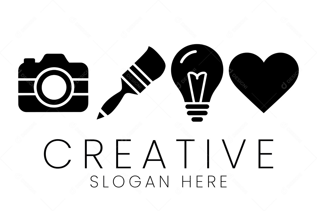 Ícone de Amor Pincel Tinta Coração Ilustração Vetor EPS + AI Editável