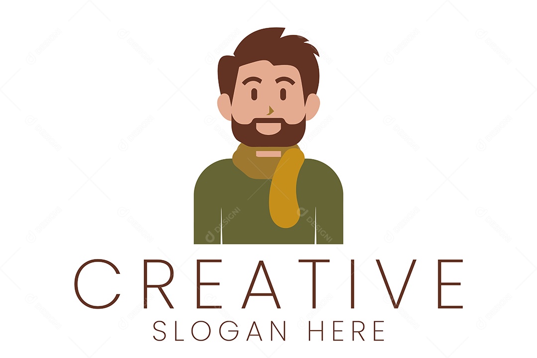 Logotipo de Homem Ilustração Vetor EPS + AI Editável