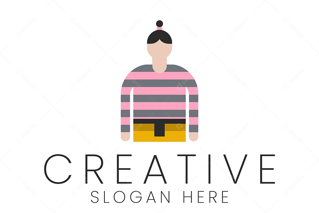 Logotipo de Personagem Ilustração Vetor EPS + AI Editável